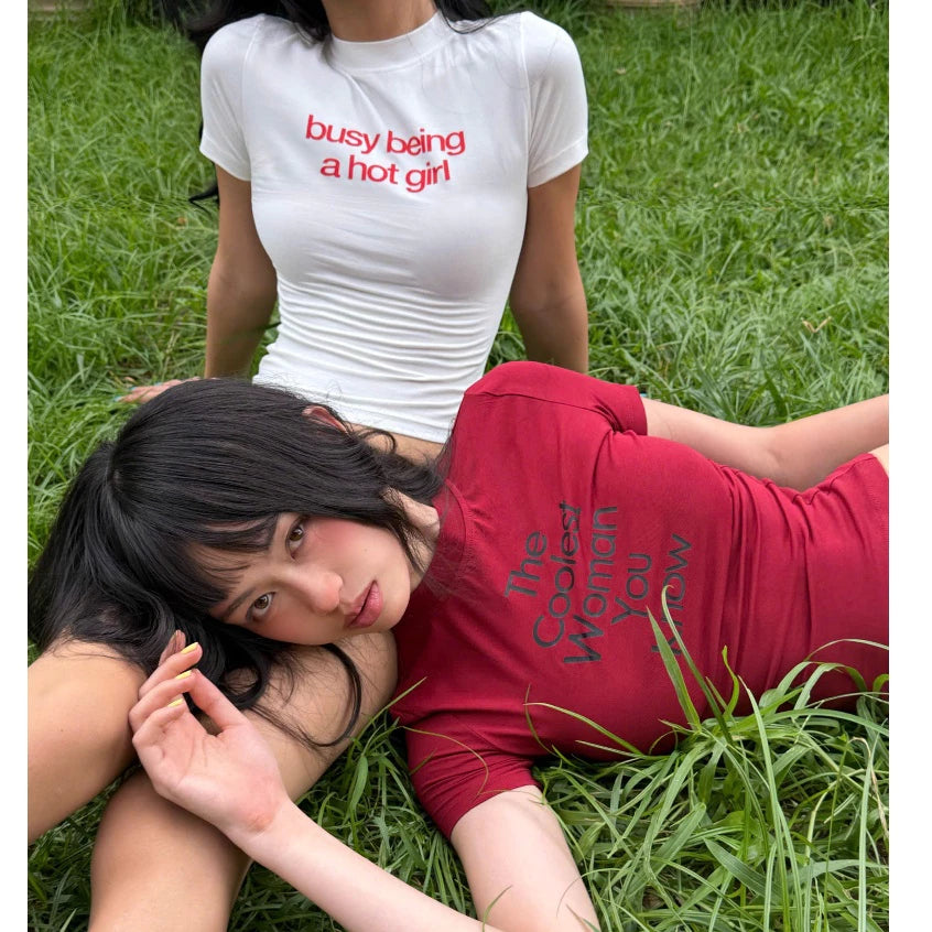 【AIAI】Hot & Coolest 小高領 Baby Tee